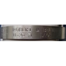 Bracelet Vietnam POW Silver Aluminum